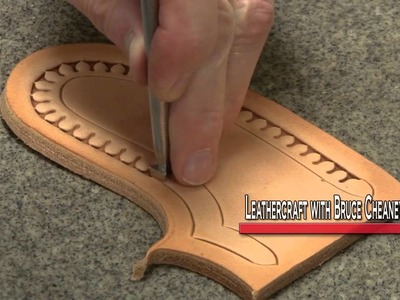 How to Stamp Leather Patterns Leathercraft Tutorial | Custom Leather Designs