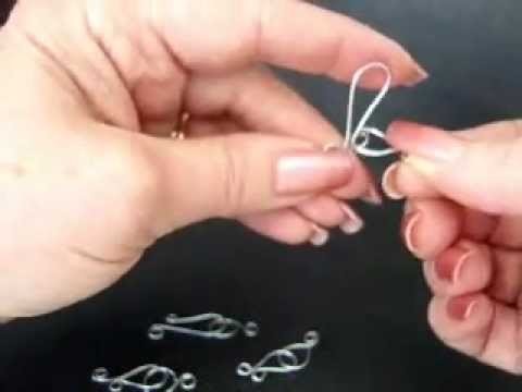 JEWELRY MAKING How to make a simple clasp, fastener for necklaces or bracelets