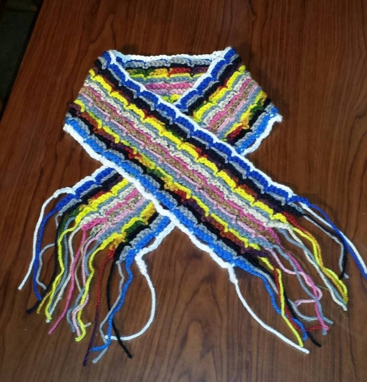 Josephs Coat Scarf  Crochet Tutorial