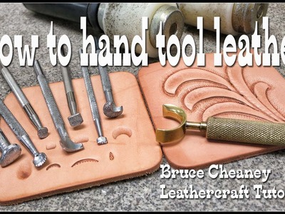 Leather tooling basics tutorial for beginners with Craftools and other select leathercraft tools