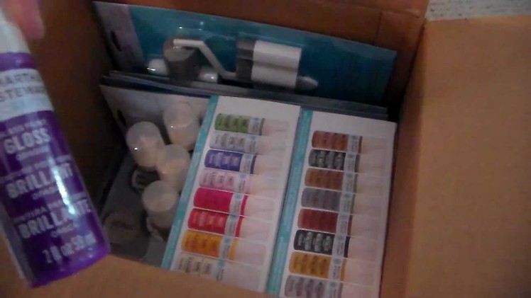 Martha Stewart Crafts (Glass Paints and Tools) Haul
