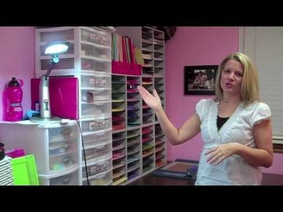 My Pink Loft - Crafting Space Makeover
