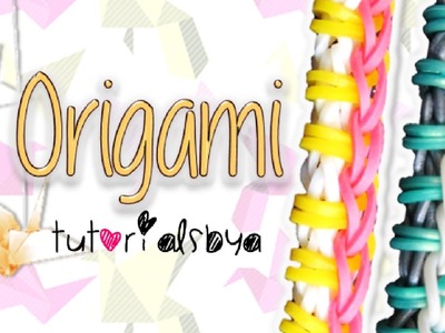 NEW EASY Origami Rainbow Loom Bracelet Tutorial | How To