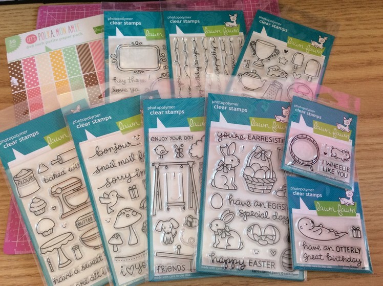 New Release Lawn Fawn Stamp Scrapbooking Haul