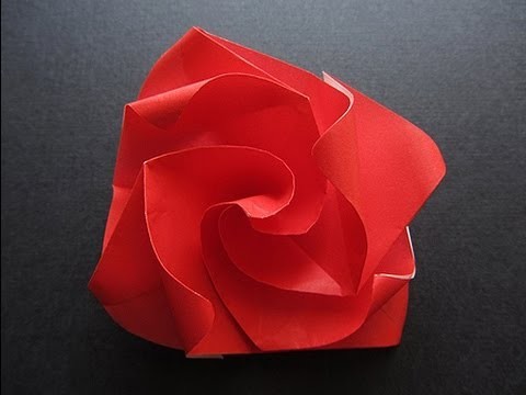 Origami Easy Twisty Rose