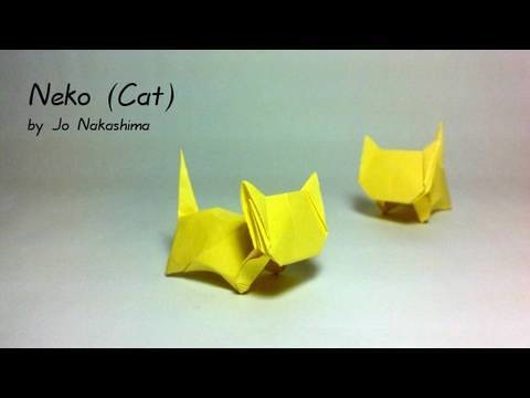 Origami Neko - Cat (Jo Nakashima)
