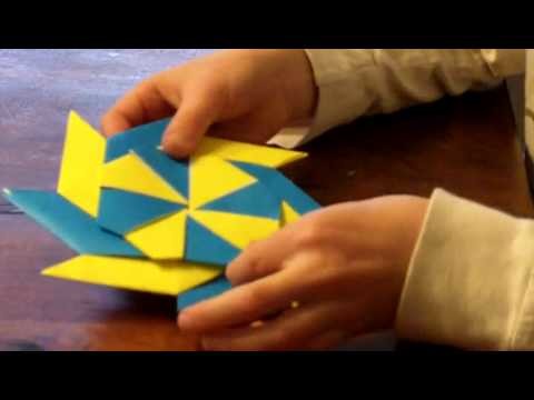 Origami Ninja Star \ Frisbee (reversable)