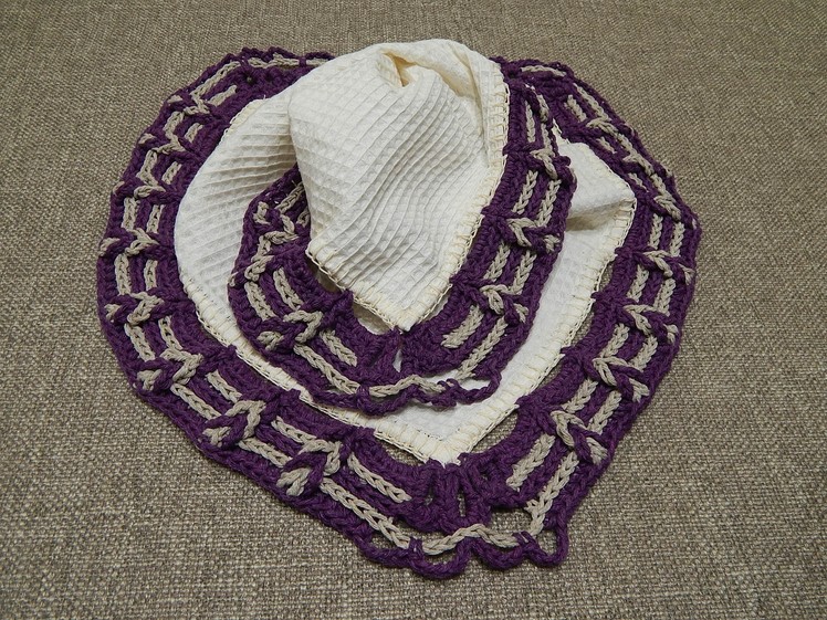 Orilla para Cojin Crochet