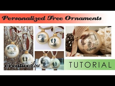 Personalized Christmas Ornament Tutorial - Great Gift Idea