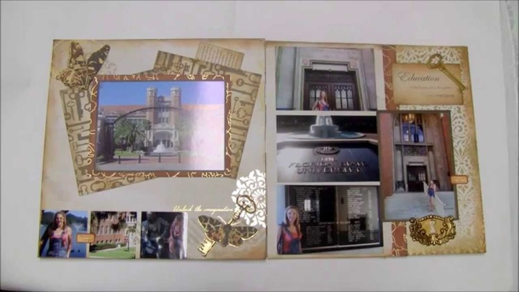 Power Scrapbooking Layouts Video 7:  School, Family and Christmas 12x24 Pages