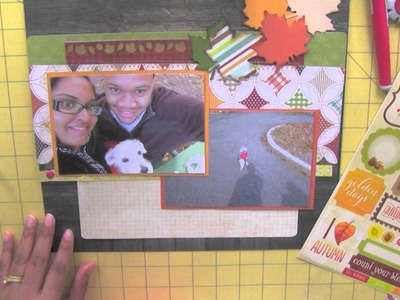 Scrapbook Layout Process: Fall Starts with Family