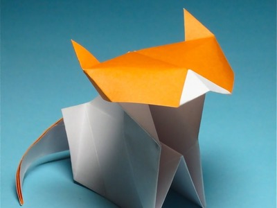 Simple Origami kitty by Jacky Chan