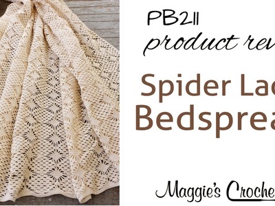 Spider Lace Bedspread Crochet Pattern Product Review PB211