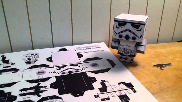 Star Wars cubeecraft papercraft stormtrooper