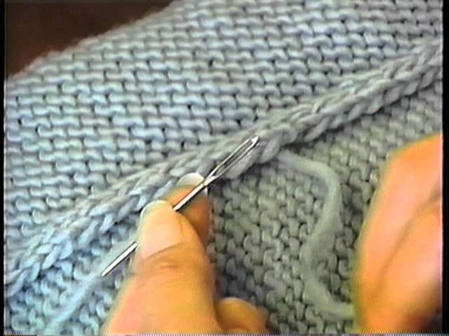 Sweater Finishing: Work in Yarn Ends