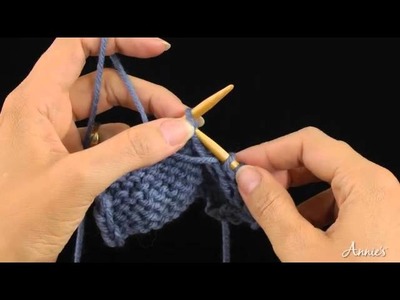 Yarn Over Purl - How to Increase - Annie's Knitting Tutorial