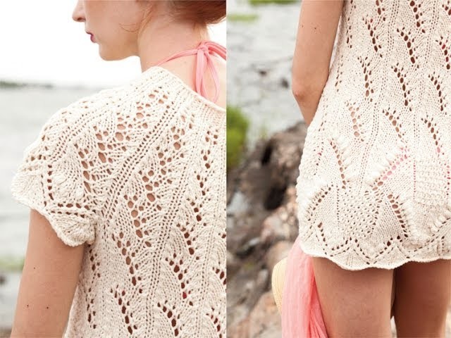 #14 Lace Tunic, Vogue Knitting Spring.Summer 2011