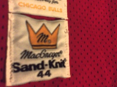 1986-1989 Vintage Authentic Macgregor Sand-Knit Michael Jordan Chicago Bulls Road Jersey