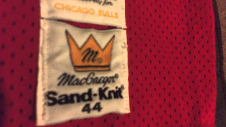 1986-1989 Vintage Authentic Macgregor Sand-Knit Michael Jordan Chicago Bulls Road Jersey