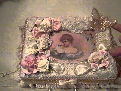 Beautiful Shabby Chic Lace Altered Box