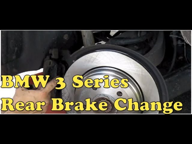 BMW Rear Brake Repair (E46) MillerTimeBMW - DIY 8