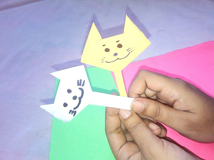 Cat Face - Origami Paper Crafts for Kids