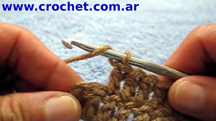 Como aumentar al final de un tejido crochet tutorial paso a paso.