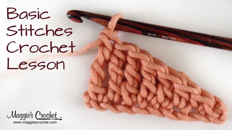 Crochet Basics: Stitch Comparison - Right Handed