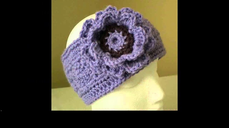 Crochet headband ear warmer pattern