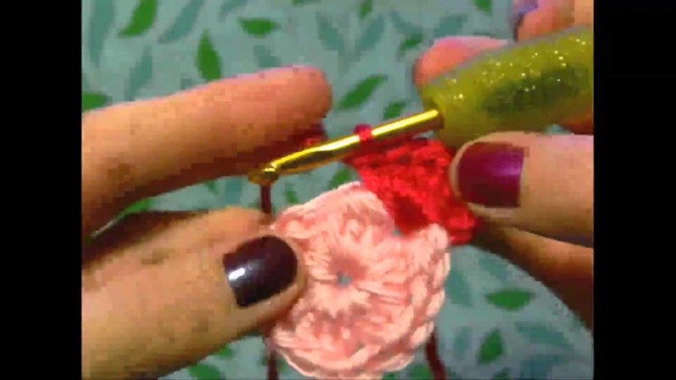 Crocheting a Flower in SUPER SPEED!
