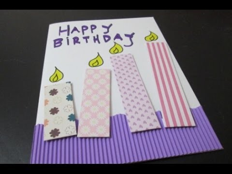 DIY : #23 Birthday Card ♥