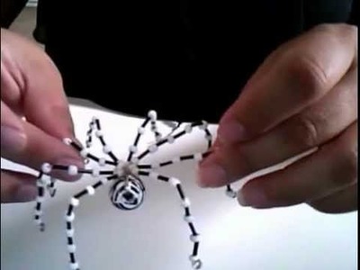 DIY BEADS AND WIRE SPIDER