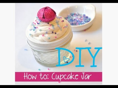 DIY Cupcake Mason Jar.Stocking Stuffer: 12 Days of Crafting