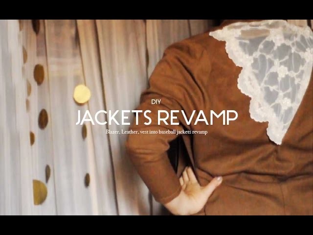 DIY DAYS : jackets 3 way REVAMP !!!