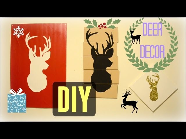 ✂ DIY: Deer Wall Decor