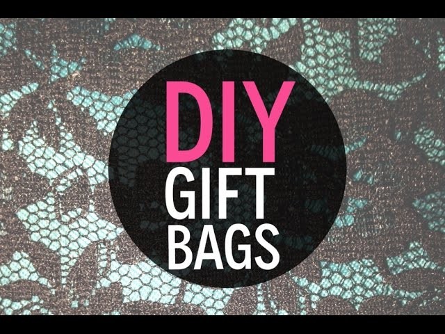 DIY Drawstring Gift Bag
