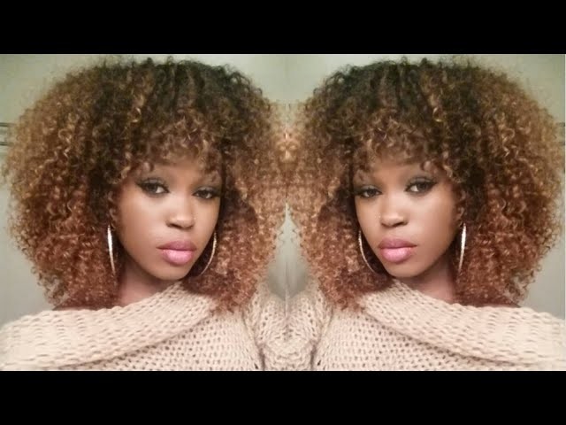 DIY| Golden Curly FRO | Hair-Spiration