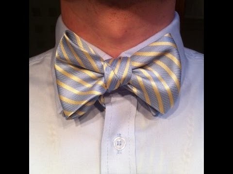 DIY HOW TO MAKE A BOW TIE FROM A TIE