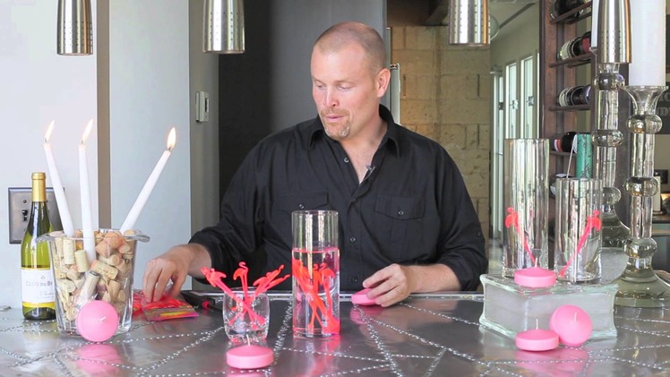 DIY Ideas: Use Pink Floating Candles To Shake Up Your House Look!