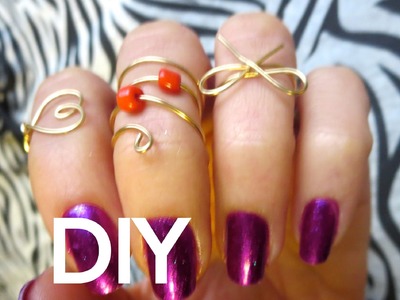 DIY Projects! 3 Mid Finger Rings