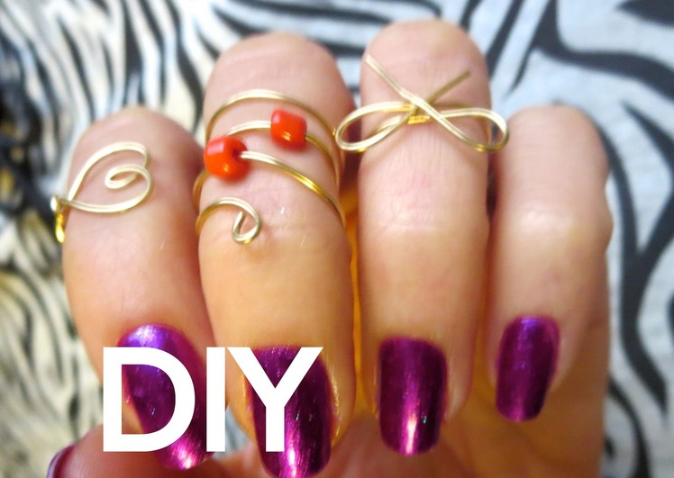 DIY Projects! 3 Mid Finger Rings