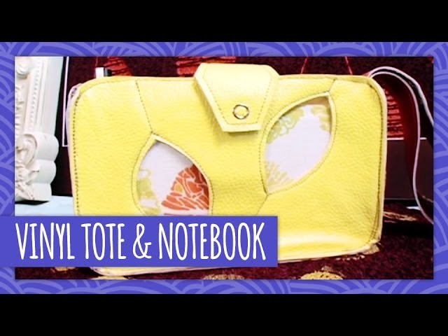DIY Vinyl Tote Bag & Notebook - Throwback Thursday - HGTV Handmade