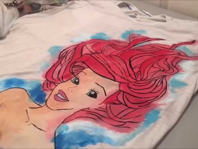 DIY Watercolor Hand Painted T-Shirt!