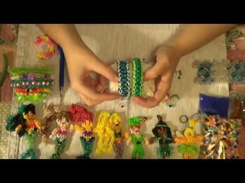 EASY How To Add Beads To Rubber Bands- Rainbow Loom Tutorial