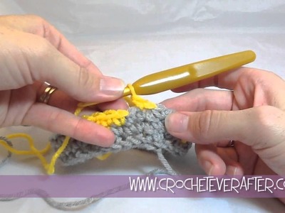 Fair Isle Crochet Tutorial #3: How to do a Clean Color Change In The Round