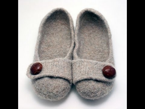 French Press Felted Slippers