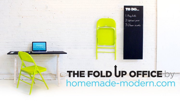 HomeMade Modern, EP 24 -- DIY The Fold Up Office