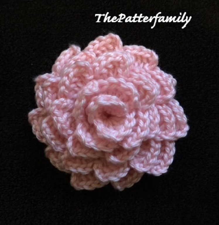 How to Crochet a Flower Pattern #64 │by ThePatterfamily