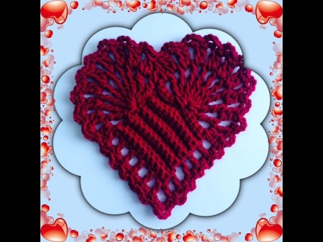 How to Crochet a Heart Pattern #2  │ by ThePatterfamily