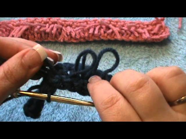 How to Crochet the "Fur Stitch" also called (Loop Stitch)